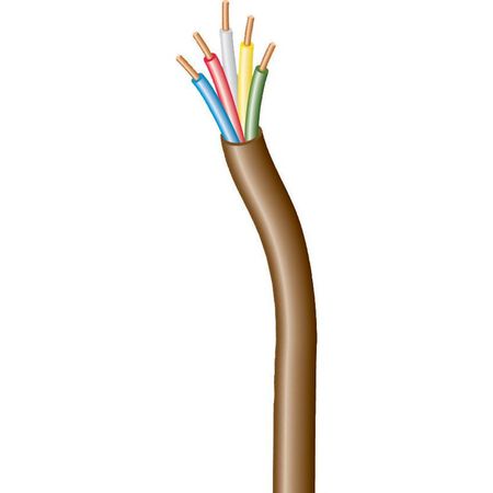 Southwire 250 ft. 18/5 Copper Thermostat Wire Brown - Sold by the foot
