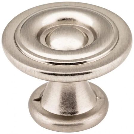 1-3/16" Diameter Modern Cabinet Knob Satin Nickel