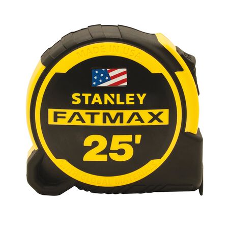 Stanley FatMax 25 ft. L X 1.25 in. W Compact Tape Measure 1 pk