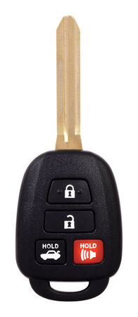 DURACELL Renewal Kit Automotive Replacement Key Toyota 4-Button New Style Remote Head Key Case &