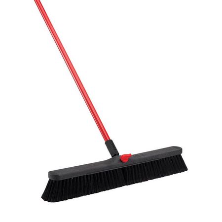 Libman High Power Polyethylene Terephthalate 24 in. Smooth Surface Push Broom