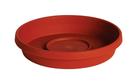 Bloem TerraTray 2.7 in. H X 16 in. D Resin Plant Saucer Terracotta Clay