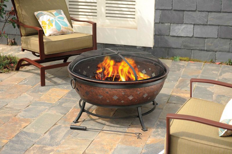 Living Accents Noma Fire Pit 22.4 in. H x 35.8 in. W Steel | Stine Home + Yard : The Family You ...