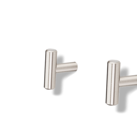 40mm Overall Length "T" Cabinet Knob with Beveled Ends Brushed Oil Rubbed Bronze