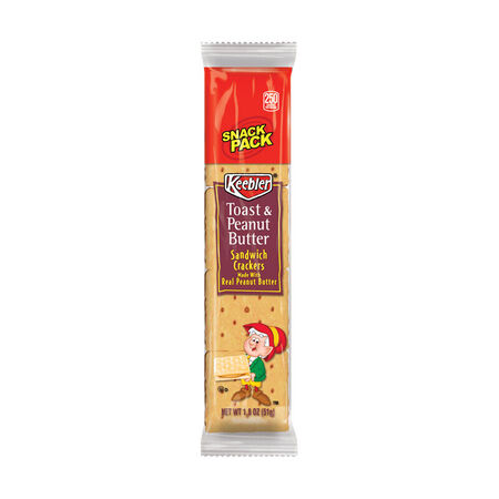 Keebler Toast And Peanut Butter Crackers 1.8 Oz Pouch