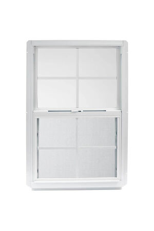 2' x 5' White Aluminum Insulated Window (4/4 Window Pane Arrangement) Series 96