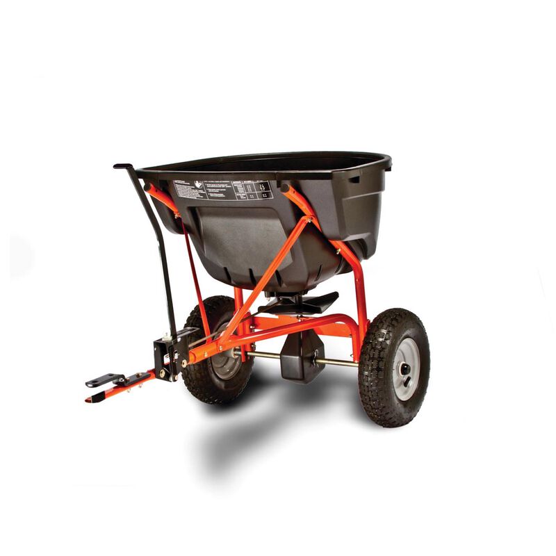 AgriFab 12 ft. W Tow Behind Spreader For Fertilizer/Ice Melt/Seed 130