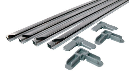 Prime-Line Mill Aluminum 5/16 in. W X 3/4 in. L Screen Frame Kit 1 pk