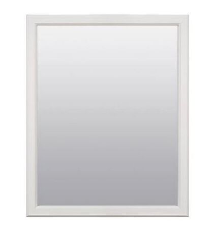 Zenna Home Bathroom Mirror, Matte White