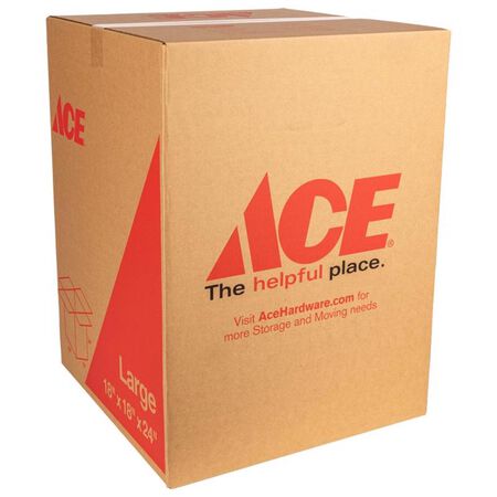 Ace 24 in. H X 18 in. W X 18 in. L Cardboard Corrgugated Box 1 pk
