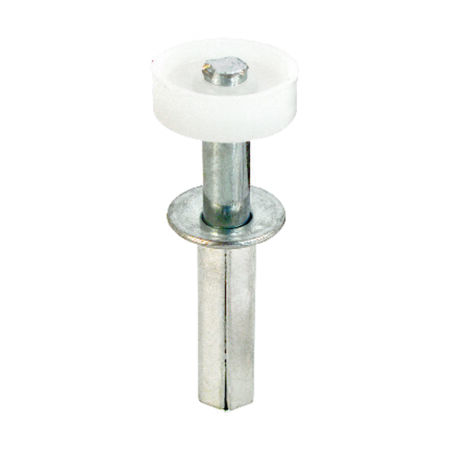 Prime-Line Mill Silver Nylon Guide Wheel 2 pc