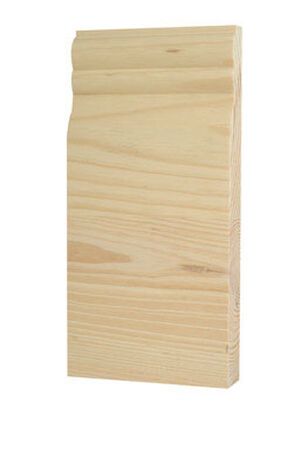 Alexandria Moulding Casing Trim Block Pine 7-3/4 in. H x 3-1/2 in. W x 1 in. D