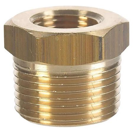 ATC 3/8 in. MPT 1/4 in. D FPT Brass Hex Bushing
