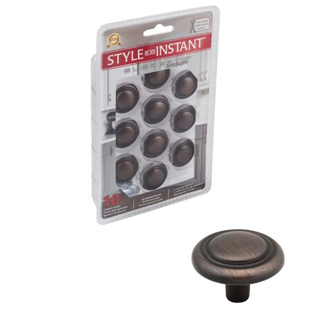 10PK Vienna 202DBAC Cabinet Knobs Brushed Oil Rubbed Bronze