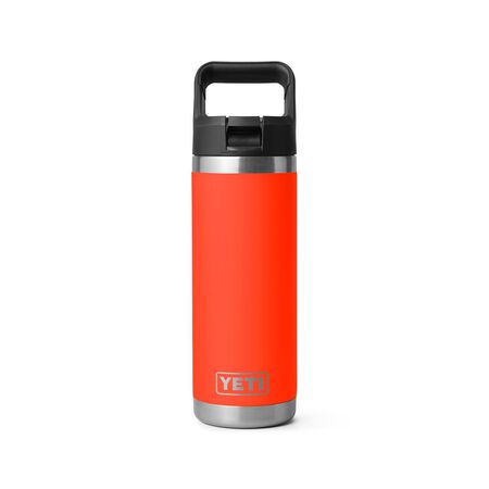 YETI Rambler 18 oz Solar Flare BPA Free Bottle with Straw Cap