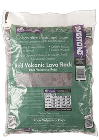 Pavestone Red Volcanic Lava Rock .5 cu ft