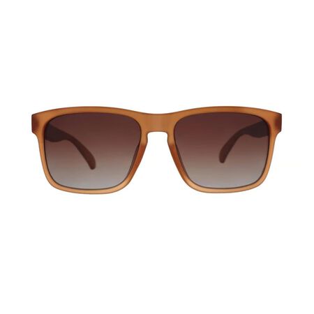 goodr Grand G - Cashmere Corporate Camo Sunglasses Unisex Brown Frame Brown Lens Polarized