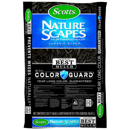 Scotts Nature Scapes Black Bark Color Enhanced Mulch 2 ft³