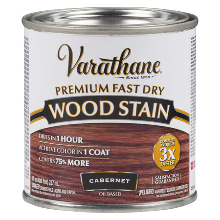 Varathane Semi-Transparent Cabernet Oil-Based Urethane Modified Alkyd Wood Stain 0.5 pt