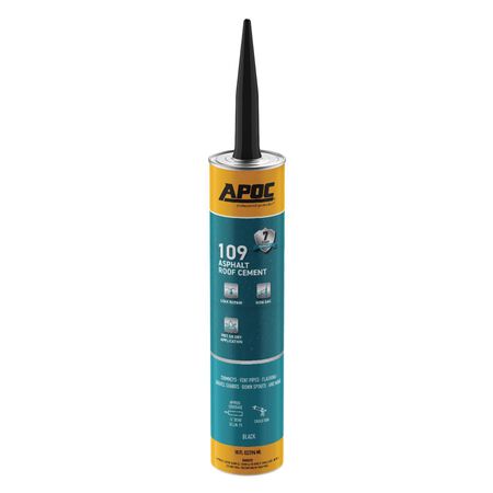 APOC Black Asphalt Roof Cement 10 oz