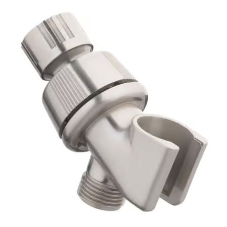 Oakbrook Collection Brushed Nickel Plastic Shower Arm Mount