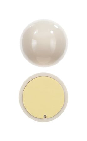 Ace 2-3/8 in. W Plastic Almond Wall Door Stop Mounts to wall 0 in.