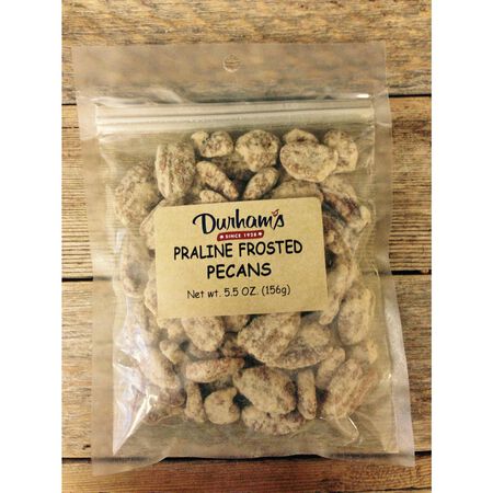 Durhams Praline Frosted Pecans 5.5 oz. Bagged