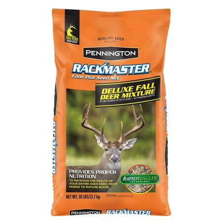 Pennington Rackmaster Deluxe Fall Deer Mixture Food Plot Seed Mix 50lb