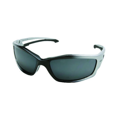 Edge Eyewear Kazbek Safety Glasses Silver Mirror Lens Silver Frame 1 pc