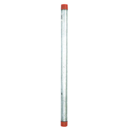 B&K Mueller 1 in. D X 24 in. L Galvanized Steel Pre-Cut Pipe