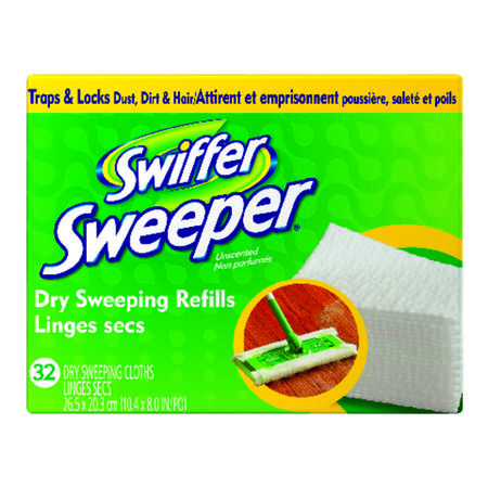 Swiffer Sweeper 5.4 in. Dry Microfiber Dust Mop Refill 32 pk