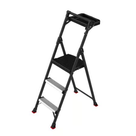 Lift Ladders 4.19 ft. H Steel Step Ladder Type IA 300 lb. capacity