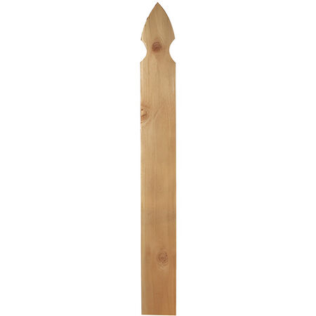 1 in. x 4 in. x 4 ft. French Gothic Treated Fence Picket