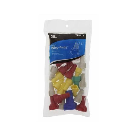 Ideal Industries Copper Wire Connectors Assorted 25 Pack