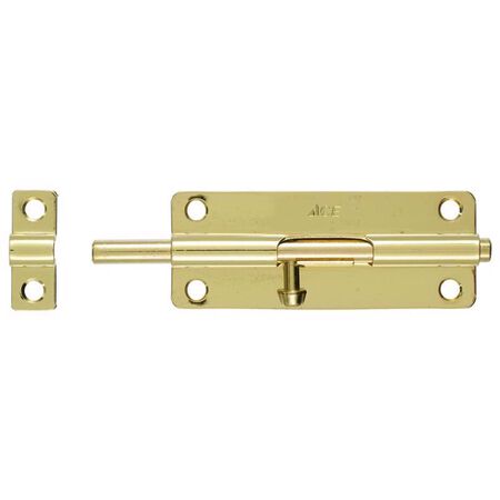 Ace 5 in. L Brass-Plated Steel Barrel Bolt 1 pk