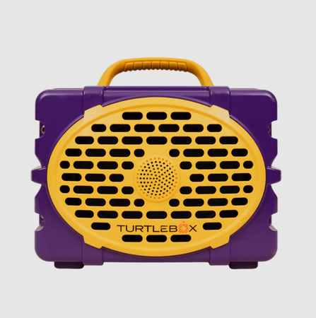 Turtlebox Gen3 Original Wireless Bluetooth Speaker Purple and Gold
