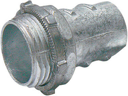 Sigma Engineered Solutions ProConnex 3/8 in. D Die-Cast Zinc Screw-In Connector For FMC 1 pk