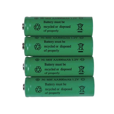 Boston Harbor Boston Harbor Battery, 1.2 V Battery, 800 mAh, AA Battery, Nickel-Metal Hydride Battery Series