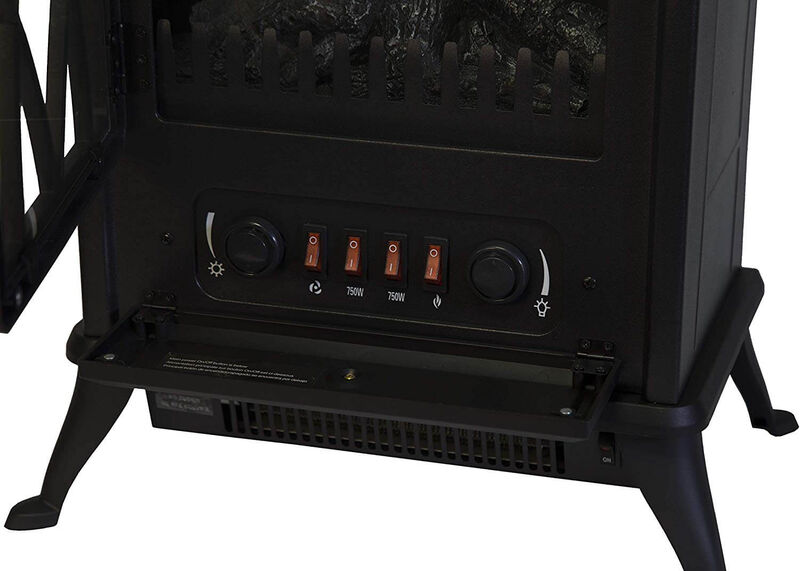 Comfort Glow Ashton Electric Stove Black 1500W Stine Home + Yard