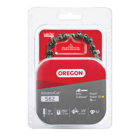 Oregon AdvanceCut S62 18 in. 62 links Chainsaw Chain