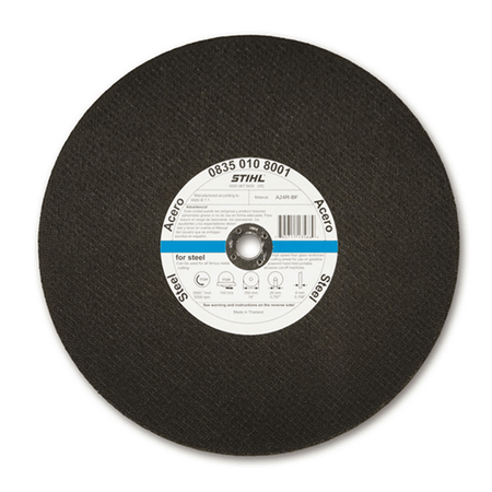 ABRASIVE WHEEL 14" X 20 mm MET