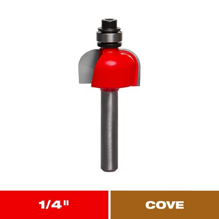 Diablo 7/8 in. D X 1/4 in. X 2-3/16 in. L Carbide Cove Router Bit