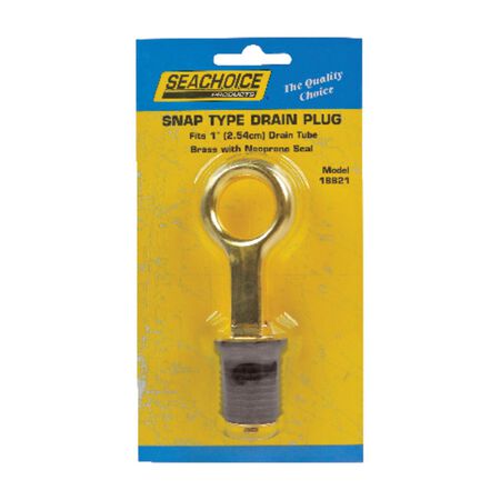 Seachoice Brass 6.5 in. L X 1 in. W Drain Plug