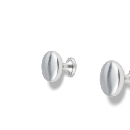 1-3/16" Diameter Cabinet Knob Brushed Chrome