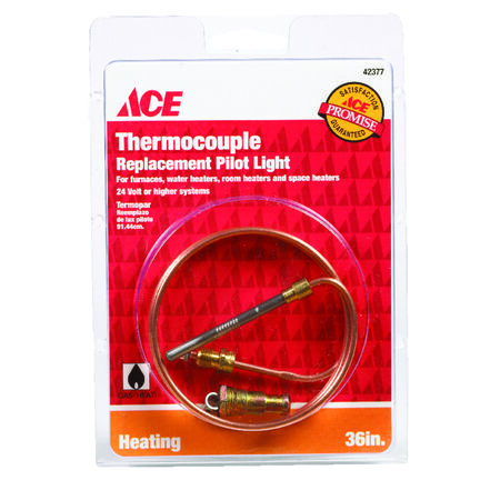 Ace Universal Thermocouple 24 volts 36 in. Copper