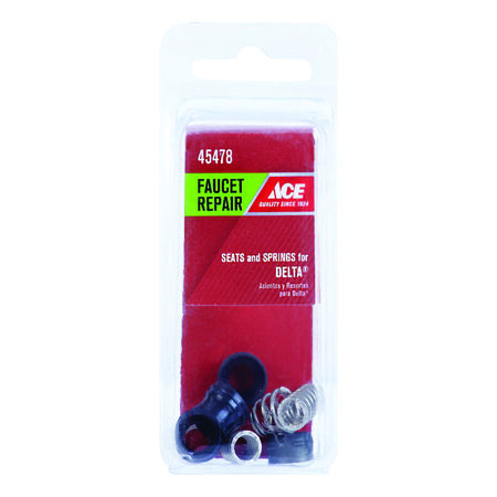 Ace For Delta 1/2 in.-24 Plastic/Steel Faucet Seats and Springs