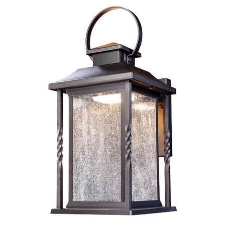 Globe Electric Beauregard Dusk to Dawn LED Wall Lantern