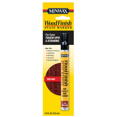 Minwax Wood Finish Stain Marker Semi-Transparent Red Oak Oil-Based Stain Marker 0.33 oz