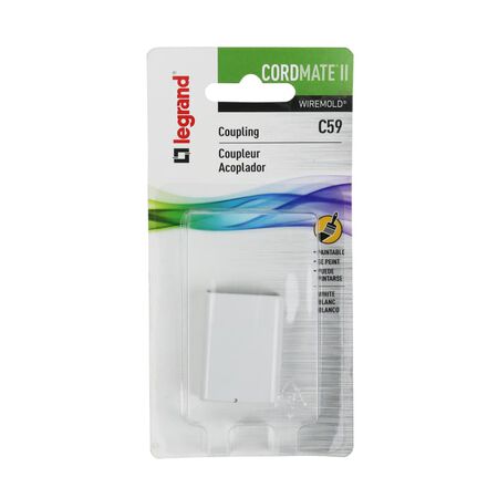 Legrand CordMate Coupling Cord Cover 1 pk
