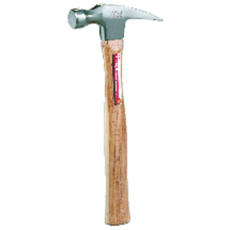 Ace 16 oz. Round Face Hickory Rip Claw Hammer Forged Steel